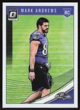 Mark Andrews, 2018 Donruss Optic, #121, Baltimore Ravens, Rookie