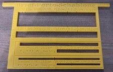 DHL Briefschablone Postschablone Portoschablone Messschablone Warensendung 2026
