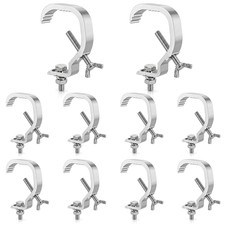 Okllen 10 Pack Truss C Clamps, Aluminum Alloy Stage Light Clamp Hook, 55LB...
