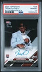 2024 TOPPS NOW AUTO-BLACK #D2B JAYDEN DANIELS ROOKIE RC 77/99 PSA 10