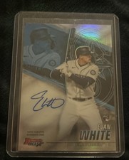 2021 Bowman's Best - Best of 2021 Autographs Evan White #B21-EW Refractor 