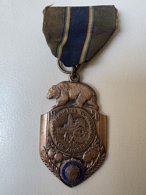 Vintage 1950 American Legion National Convention Medal Ribbon Los Angeles CA