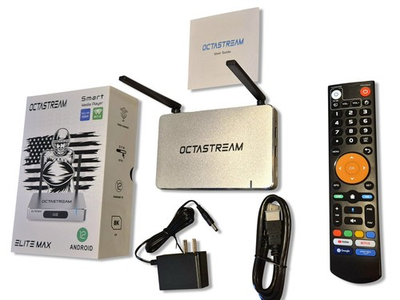 #ad 40 App OctaStream Elite Max Bluetooth Remote Voice WIFI6 Authorized Seller $275.00
