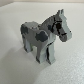 Lego Mill Village Raid 7189 Castle Kingdoms Horse Dark Bluish Gray Minifigure