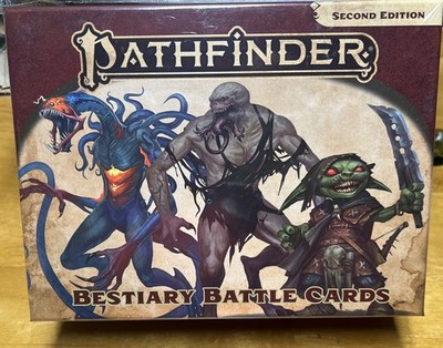 Pathfinder 2E Bestiary Battle Cards Box Monsters Second Edition Paizo Creature