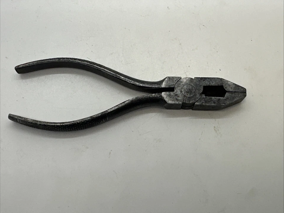 Vintage Hand Tool RED DEVIL S & H Co USA Pliers 5.25" RARE FREE SHIPPING - Image 4 of 4