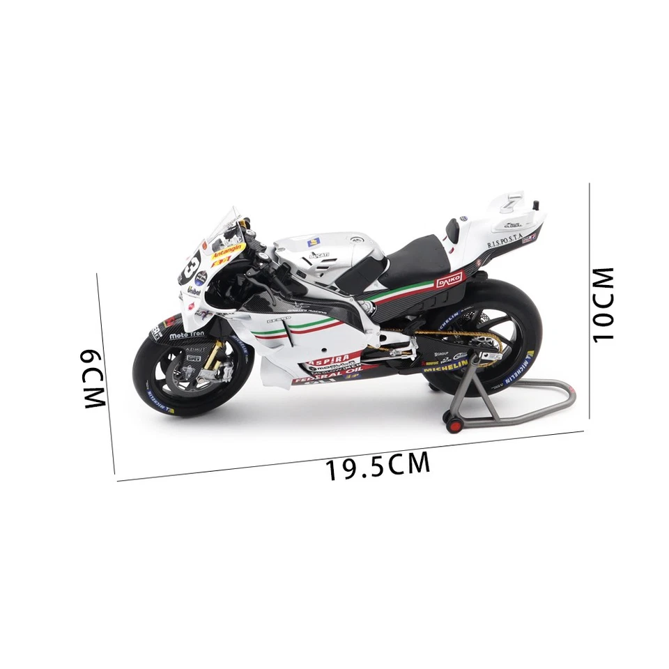 1/12 Kiloworks Ducati GP24 MOTOGP 2024 Marc Márquez #93 Diecast Motorcycle Model - Image 2 of 3