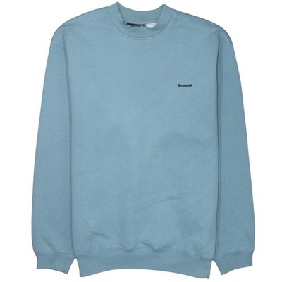 Reebok Herren Pullover Sweatshirt blau Rundhals Größe S