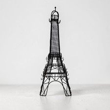 Eiffel Tower Black Metal Jewelry Holder  Make...