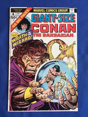 Giant-Size Conan the Barbarian #4 VFN- (7.5) MARVEL ( Vol 1 1975) (C)