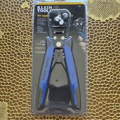 Klein Tools Self Adjusting Wire Stripper and Cutter - Blue/Black