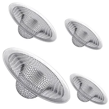 4PCS Heavy Duty Stainless Steel Sink Strainer,Sink Basket Set, Fits Most Kitchen