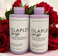OLAPLEX Blonde Enhancer Toning No 4P Shampoo  No 5P Conditioner 8.5 Oz DUO