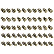50 Pcs M3*5 Mini Round Knobs, 5mm Small Drawer Pulls, Bronze