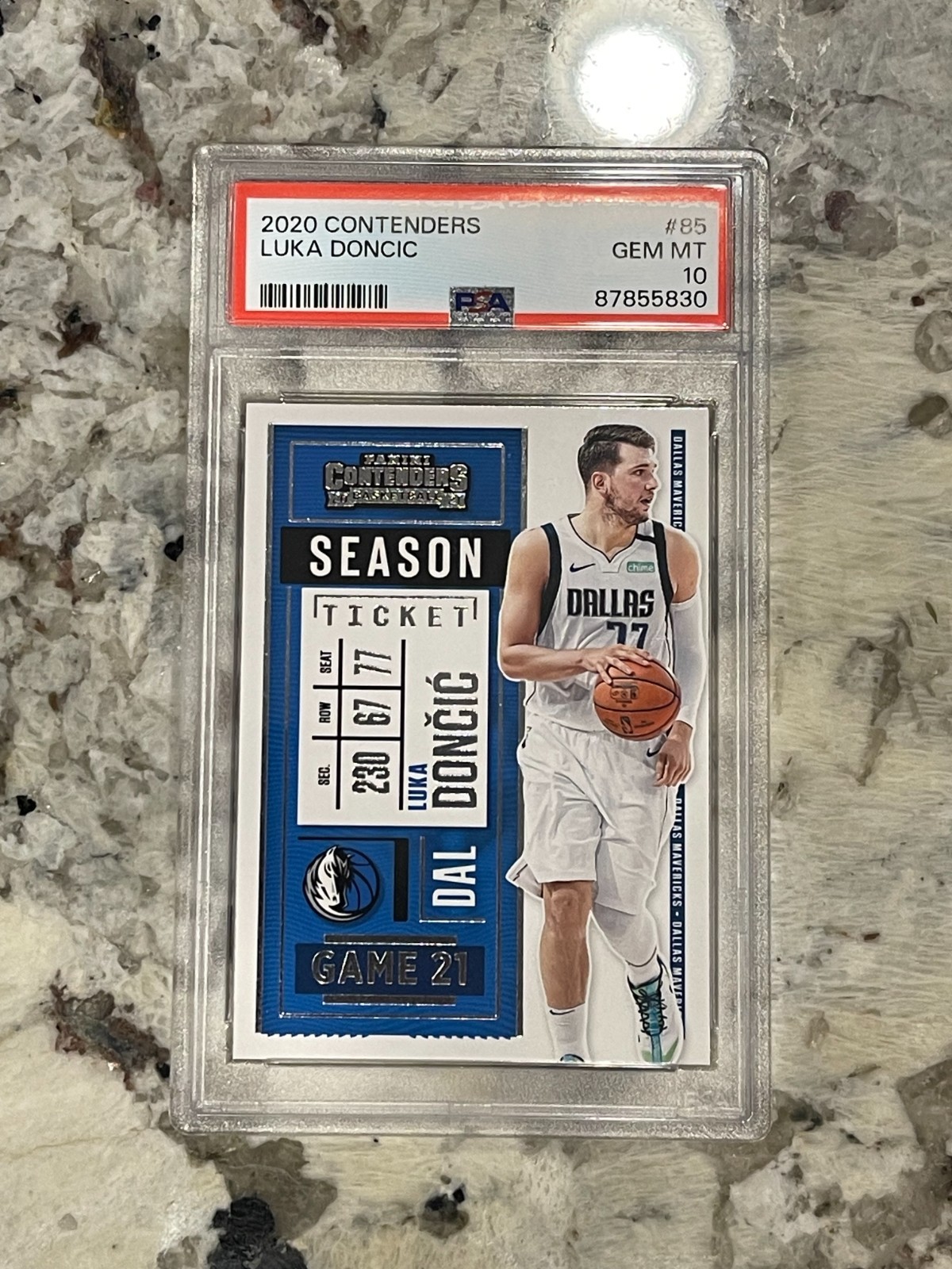2020 Panini Contenders Luka Doncic PSA 10 *830