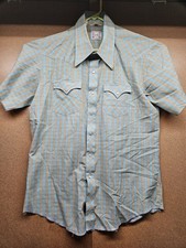 Vintage Penney s Ranchcraft 70s Pearl Snap Western Shirt Adult 17