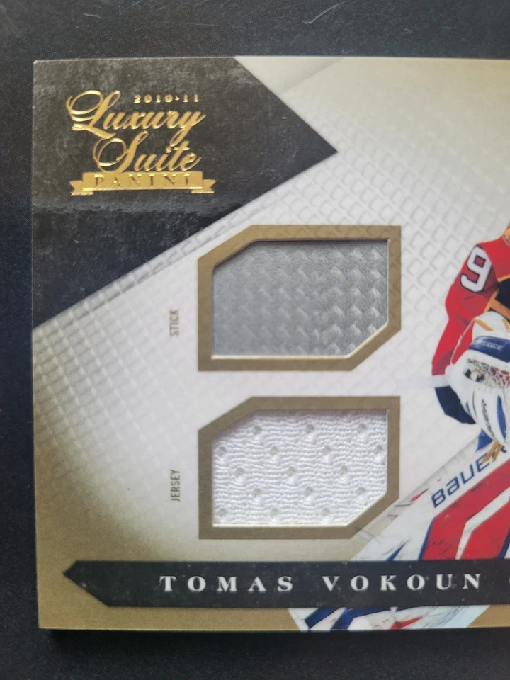 2010-11 Panini Luxury Suite Tomas Vokoun Jersey Stick Relic 2/10 #29 - Image 3 of 4