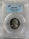 1954-P Mirror-like Gem Proof 90% Silver Washington Quarter ~ Low Mintage of 233k