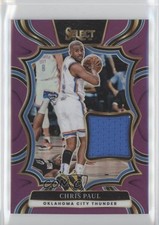 2024-25 Panini Select Throwback Memorabilia Purple Prizm 96/99 Chris Paul 11es