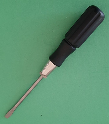 NOS Stanley Yankee USA 2590 4'' Shank Flat Head Slotted 1/4'' Blade Screwdriver 5D