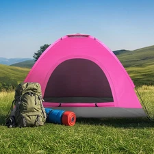 Portable Waterproof Hiking 3-4 Person Camping Dome Tent Outdoor with 1 Door