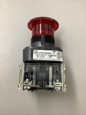 Allen Bradley 800H-FRXTQ24RA1 Push Pull Illuminated Button Red 24VAC/DC (b625)