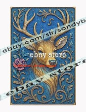 1000 piece jigsaw puzzle Celtic Stag Woodland Nature celtic forest