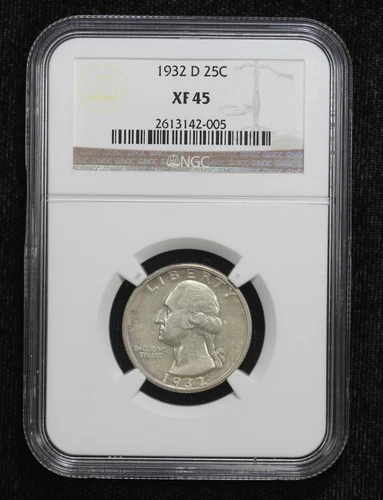 1932-D Washington Quarter NGC XF-45 57YP