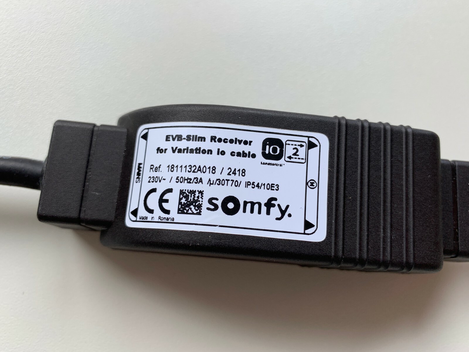 Somfy 1811132 EVB Slim Receiver Variation Plug m.offenen 