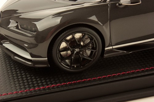 MR Bugatti Chiron Sport Grey Carbon with Gris Frame - Limited 49 pcs 1/18, RARE - Picture 5 of 5