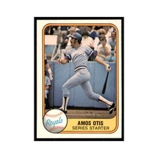 1981 Fleer Amos Otis Baseball Cards #483