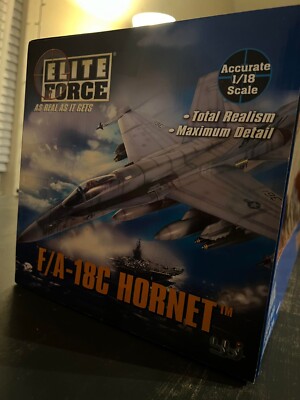 ELITE FORCE 1/18 F/A-18 戦闘機 エリートフォース bbi 1:18 scale F-18 Hornet (by Elite Force) LIMITED EDITION