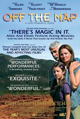 OFF THE MAP Movie POSTER 27x40 J.D. Hawkins Joan Allen Amy Brenneman Valentina