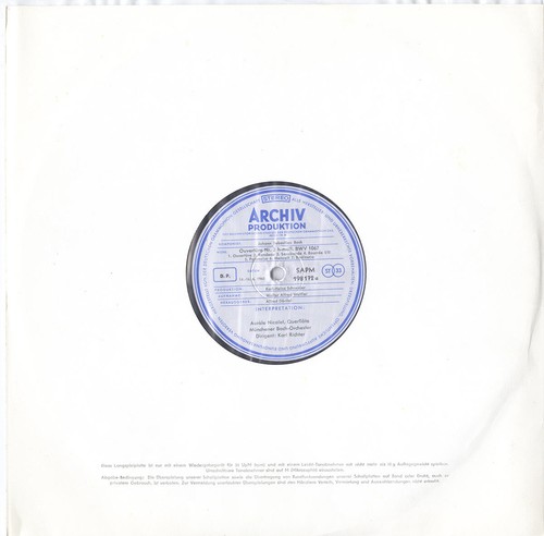2LP Box Archiv SAPM-198172 Boxed Stereo Ed.1 BACH 4 Orchestral Suites RICHTER NM - Picture 3 of 3