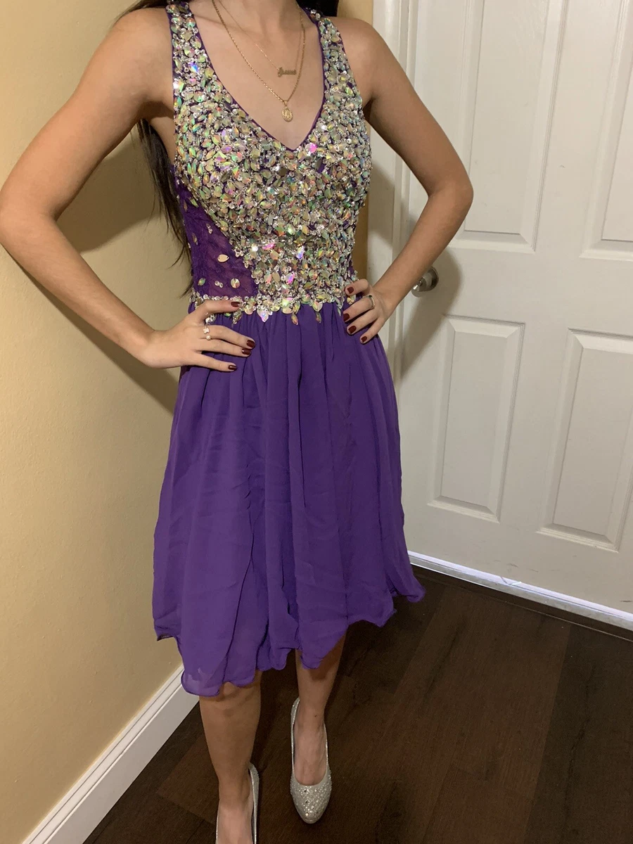 Purple and gold sweet 16 best sale dresses