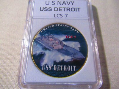US NAVY - USS DETROIT / LCS-7 Challenge Coin