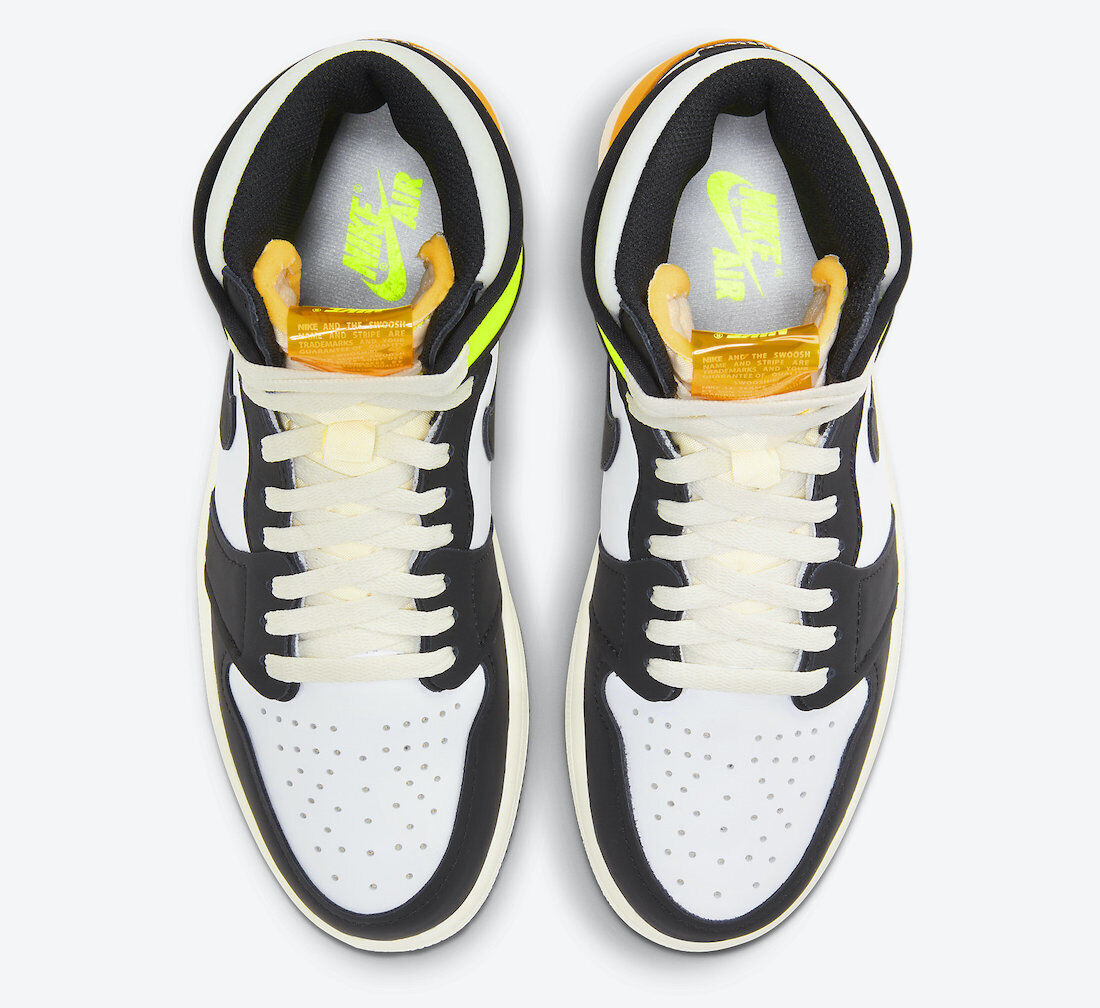 Nike Air Jordan 1 Retro High OG 555088 118 Volt Gold White Nike Air Jordan 1 Retro High OG 555088 118 Volt Gold White