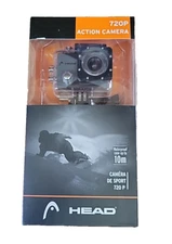 HEAD 720p Action Sport Photo Video Camera Water Proof Time Lapse LCD NEW SEALED