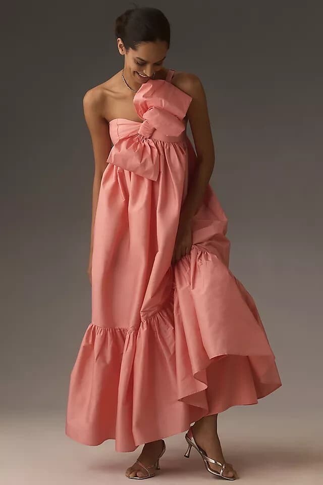 Anthropologie Atsu Sally Bow Midi Dress Size XS | eBay