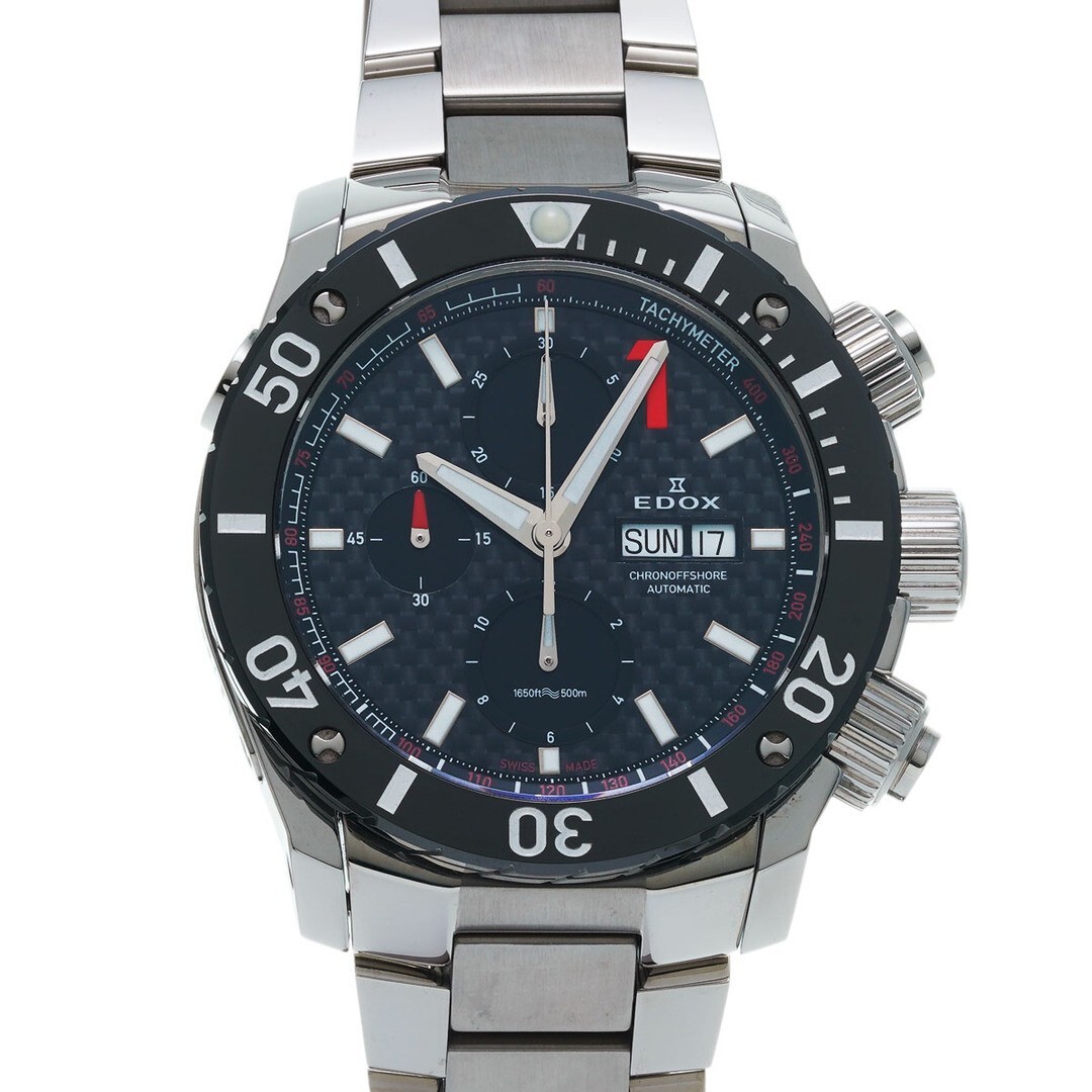 Mint] Edox Class 1 Chrono Offshore 01115 Black Men's Watch