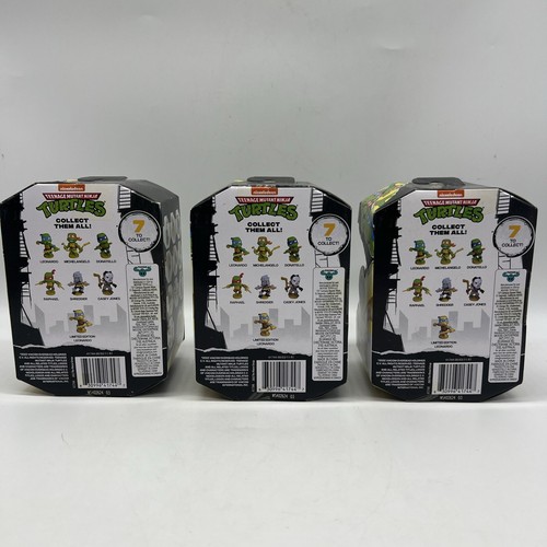 Three Unopened Teenage Mutant Ninja Turtles Sewer Rescue Pack Treasure X - Picture 3 of 5
