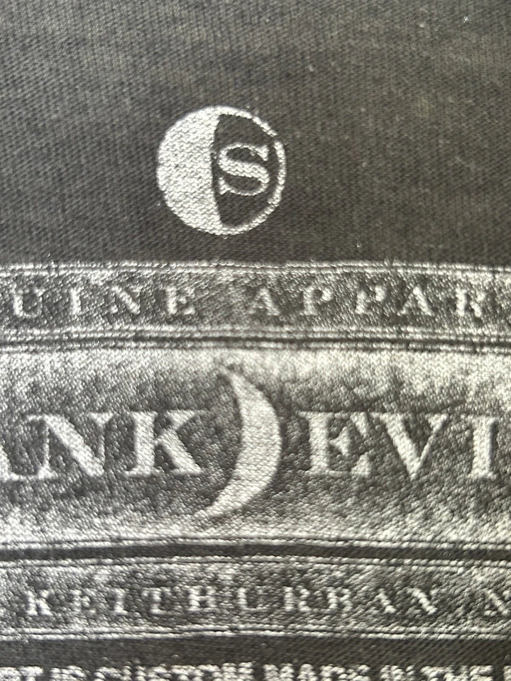 Camisa Keith Urbana Negra Manga Corta Cuello Redondo Camisa de Concierto Banda Camiseta Música S Foto 3 de 3