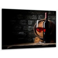 Glas Herdabdeckplatten Schneidebrett Universal 40X30Cm Wein