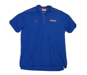 Florida Gators UF Jordan Coach Team Issued Polo XL Blue Mens Nike On Field Shirt | eBay