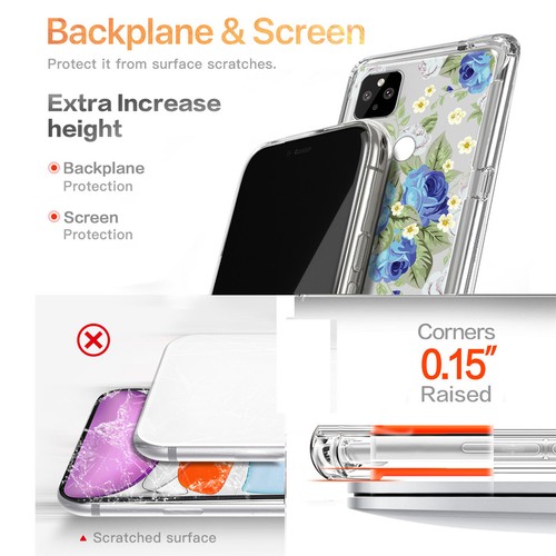 Funda trasera TPU suave a prueba de golpes para teléfono Google Pixel 7 6A 8A 9 Pro XL 6 5A - Imagen 29 de 84