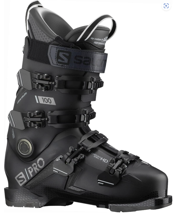 Scarponi da sci uomo Salomon S Pro 100 GW nero belluga argento scuro metallizzato 26 26 5