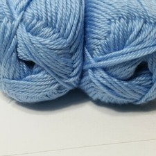 Baby Light Blue Worsted Yarn Twin Pack 5oz 256yds Each Dream Weaver Made in USA