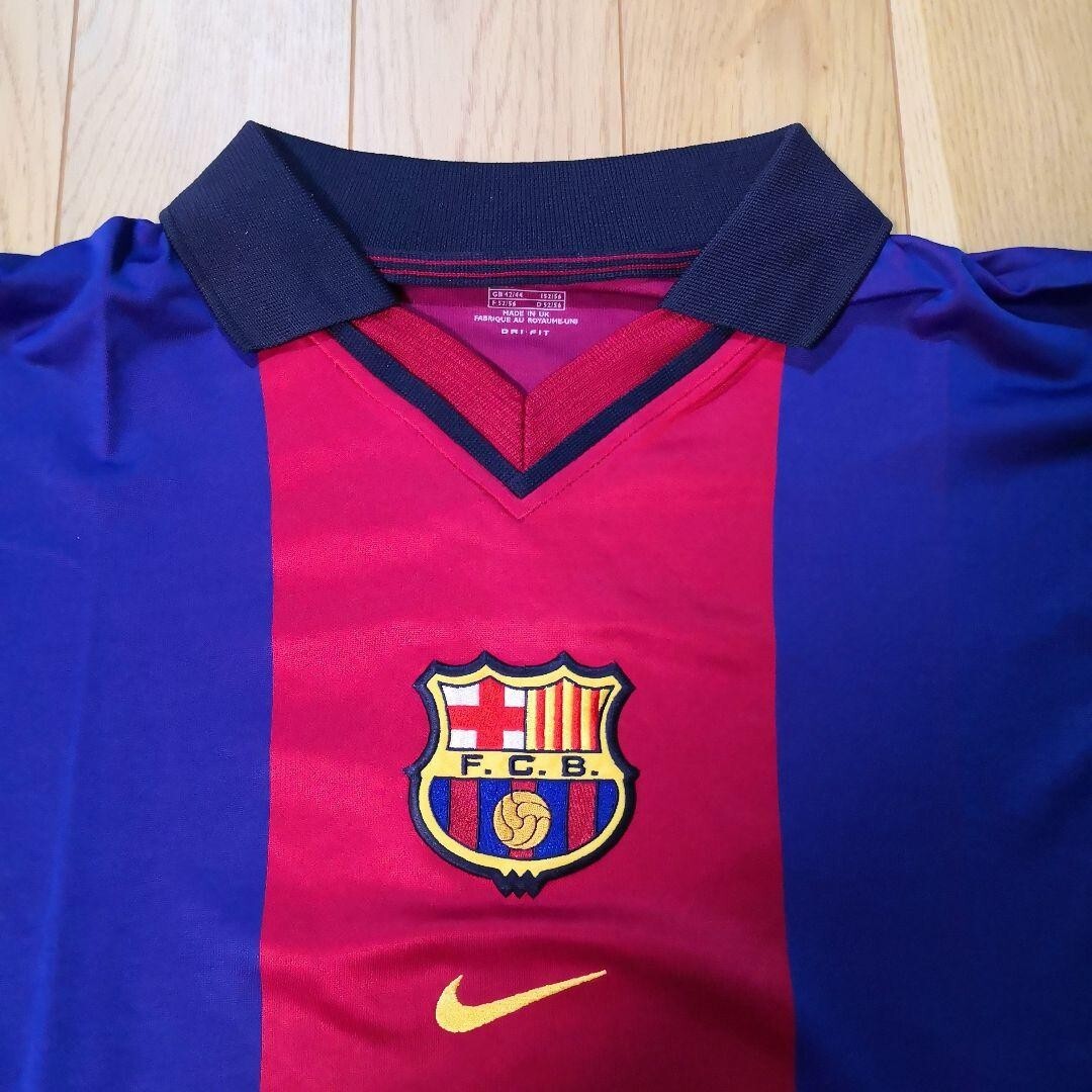 FC Barcelona 2000 2001 L Home Jersey Maglia Nike Rivaldo
