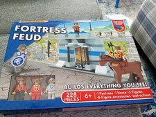Blokko Fortress Feud 228 Pieces  Horse & 3 Minifigures Compatible w other Brands