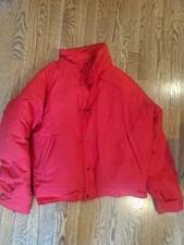 Vintage Cabelas Gore-Tex Insulated Red Made In USA Hunting Coat Men’s Sz Medium
